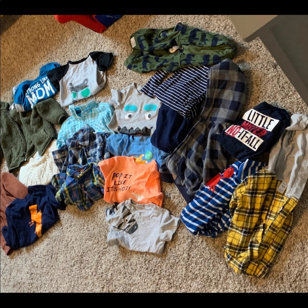 Bundle of 12-24 month old boy tops